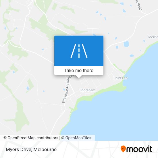Myers Drive map