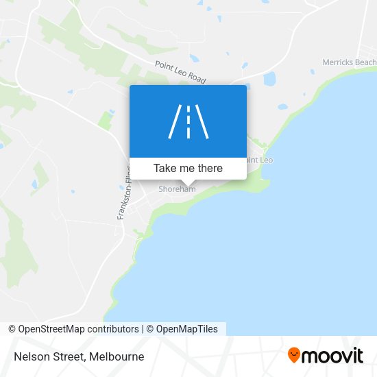 Nelson Street map