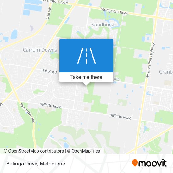 Balinga Drive map