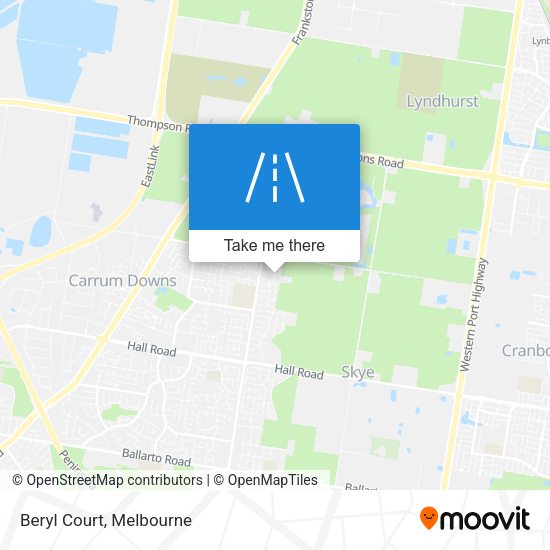 Beryl Court map