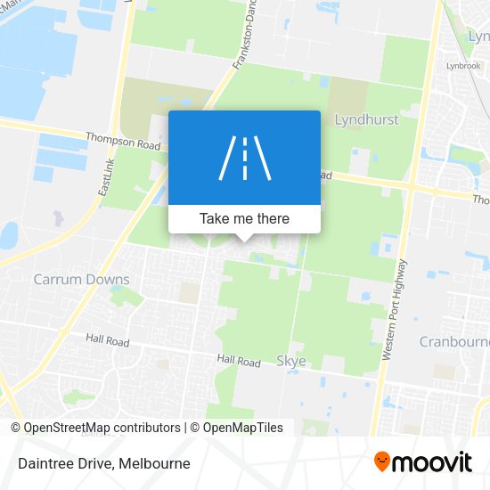 Daintree Drive map