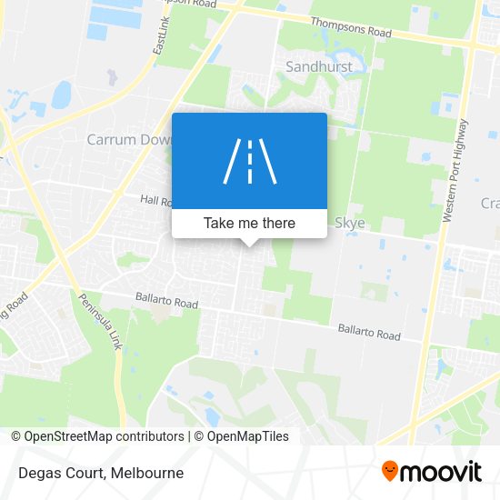 Degas Court map