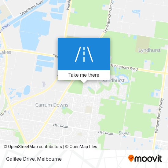 Galilee Drive map