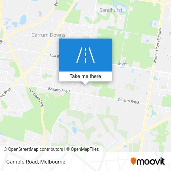 Gamble Road map