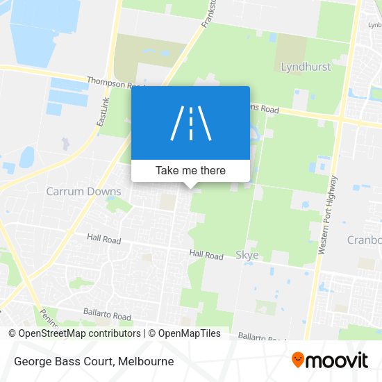 George Bass Court map