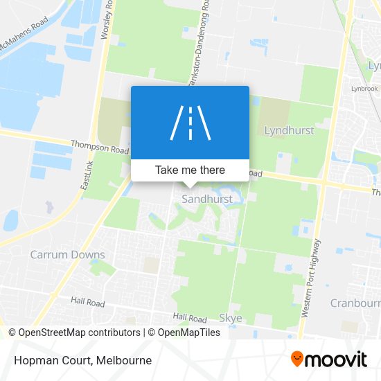 Hopman Court map