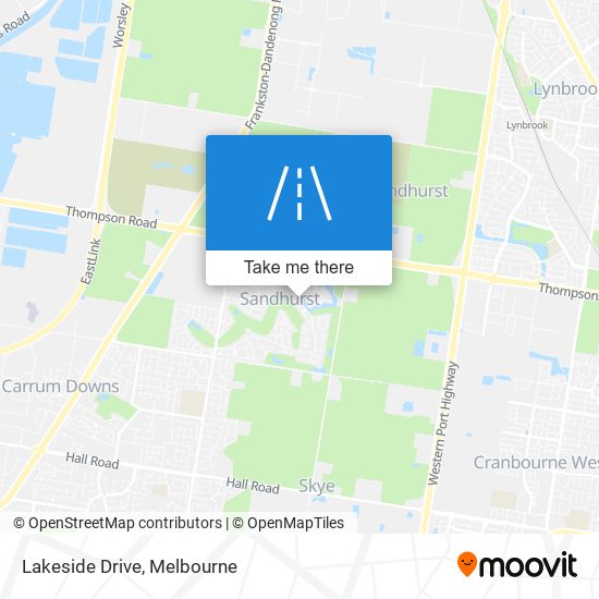 Lakeside Drive map