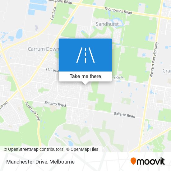 Manchester Drive map