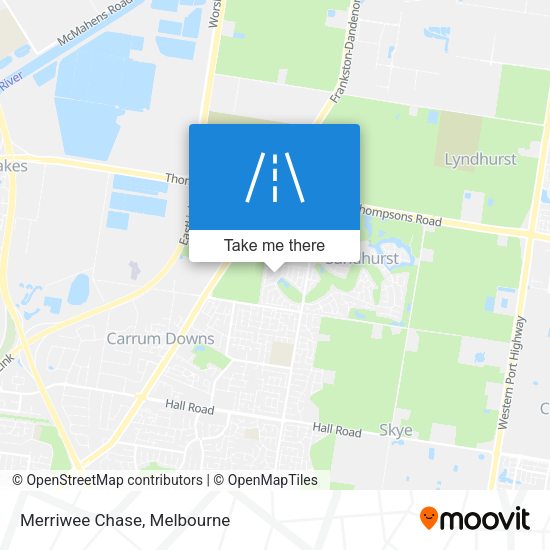 Merriwee Chase map