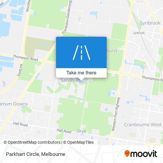 Parkhart Circle map