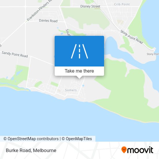 Burke Road map