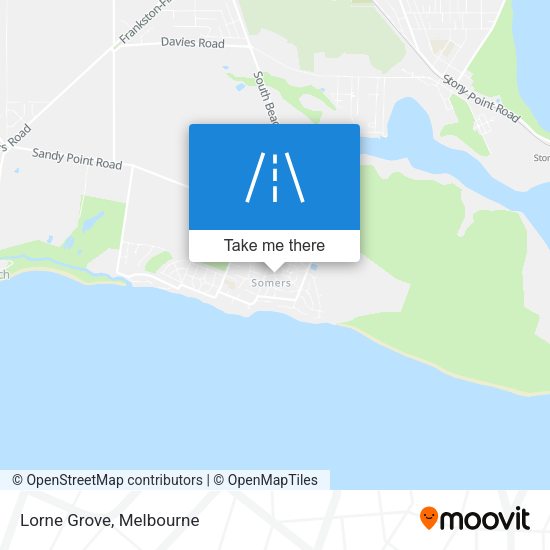 Lorne Grove map