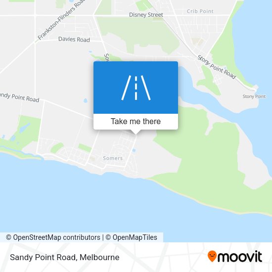 Sandy Point Road map