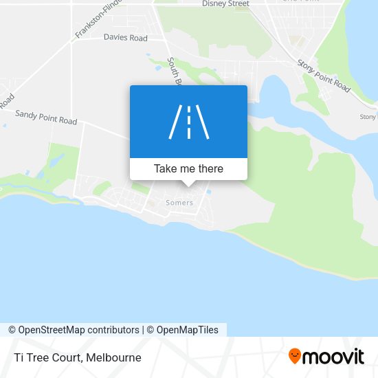 Ti Tree Court map