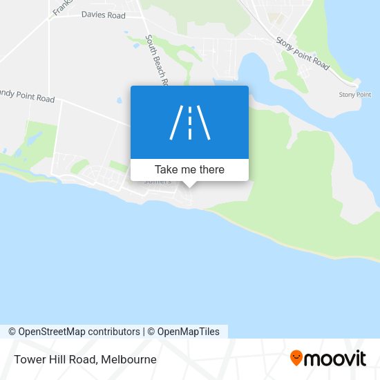Tower Hill Road map