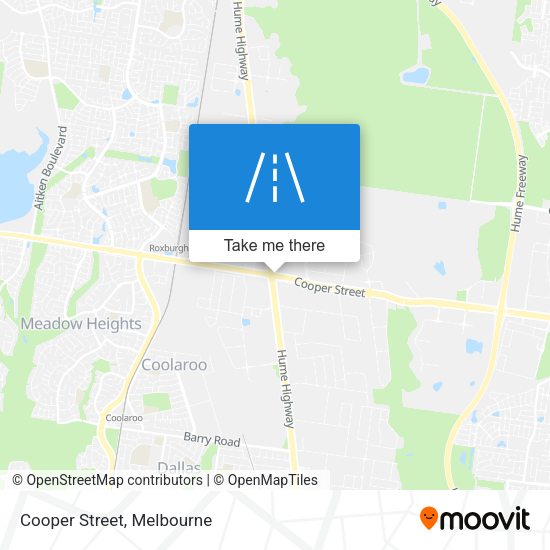 Cooper Street map