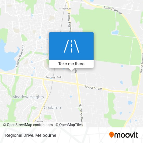 Regional Drive map