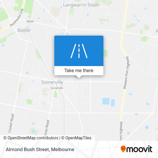 Almond Bush Street map