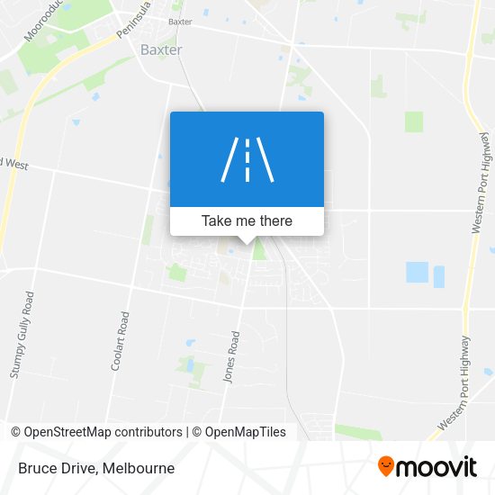 Bruce Drive map