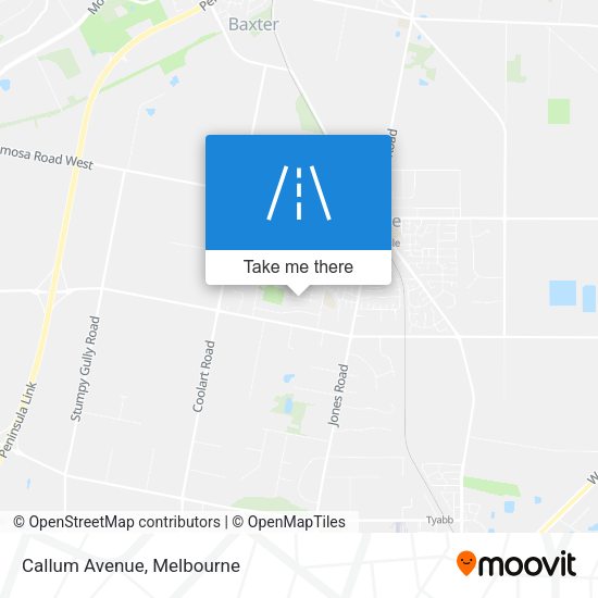 Callum Avenue map