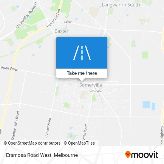 Eramosa Road West map