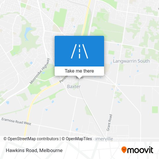 Hawkins Road map