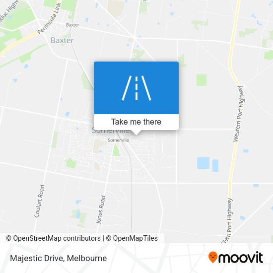 Majestic Drive map