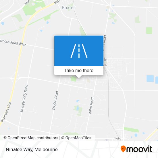 Ninalee Way map