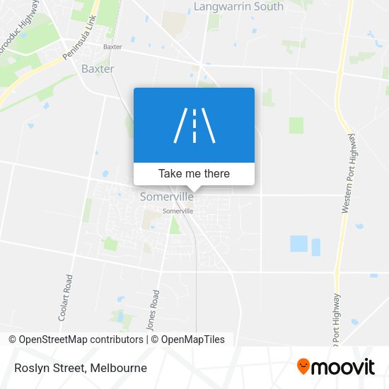 Roslyn Street map