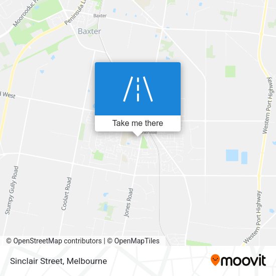 Sinclair Street map