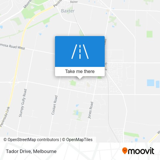 Tador Drive map
