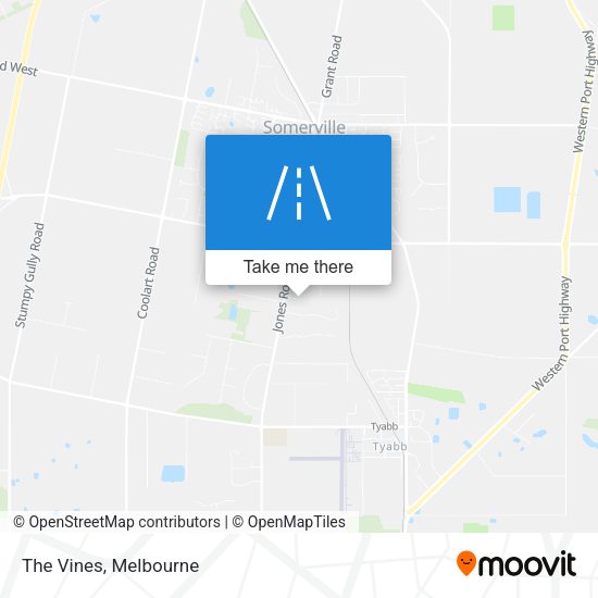 The Vines map