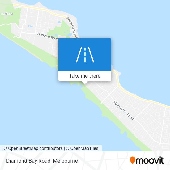 Diamond Bay Road map