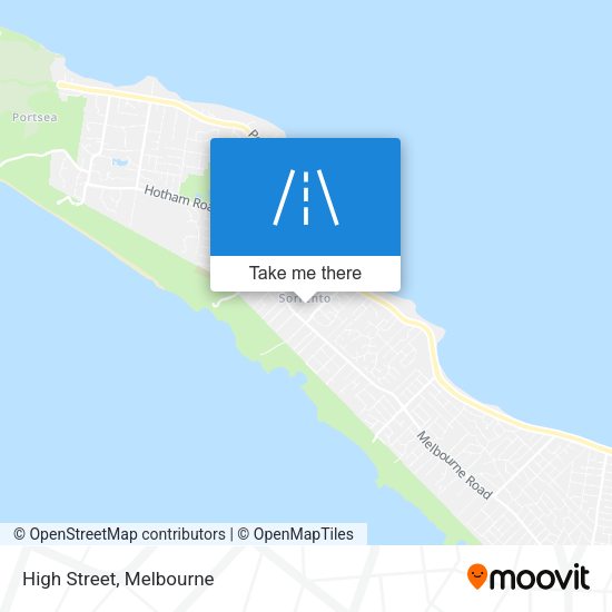 High Street map