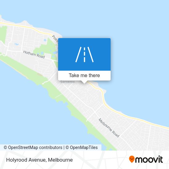 Holyrood Avenue map