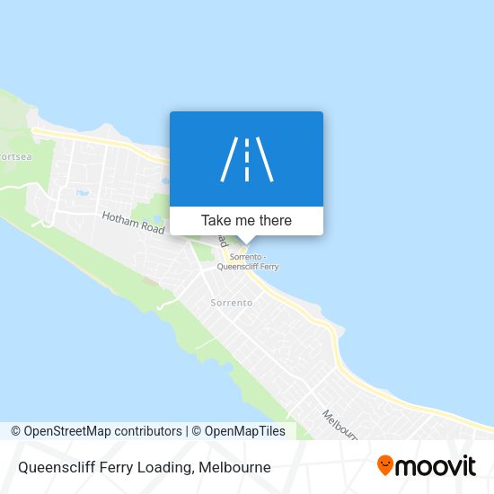 Queenscliff Ferry Loading map