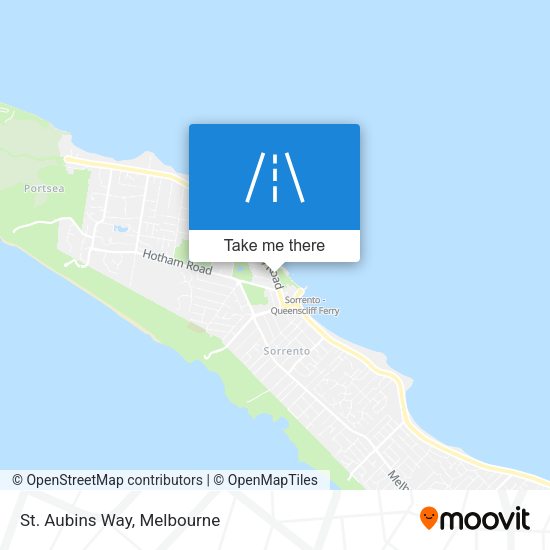 St. Aubins Way map
