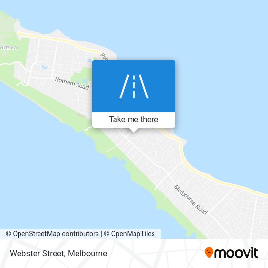 Webster Street map