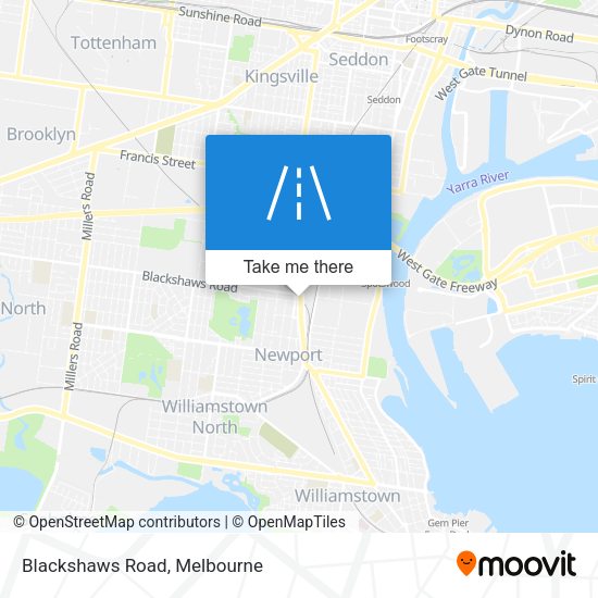 Blackshaws Road map