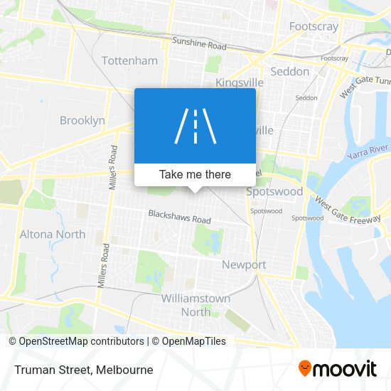 Truman Street map