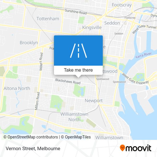 Vernon Street map