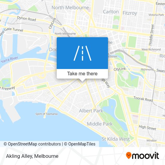 Akling Alley map