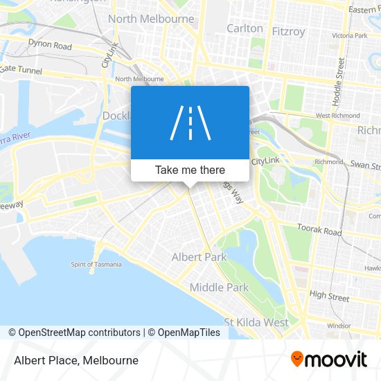 Albert Place map