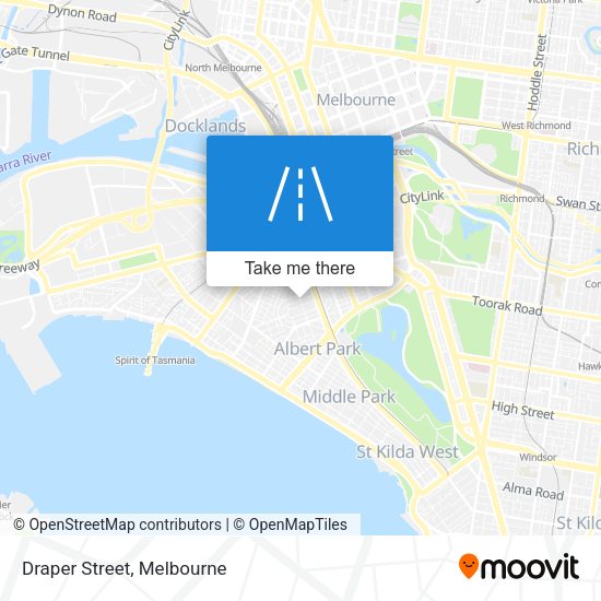 Draper Street map