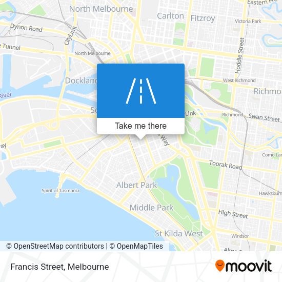 Francis Street map