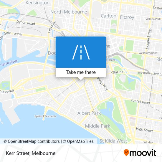 Kerr Street map