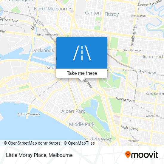 Little Moray Place map