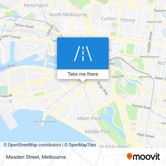 Meaden Street map