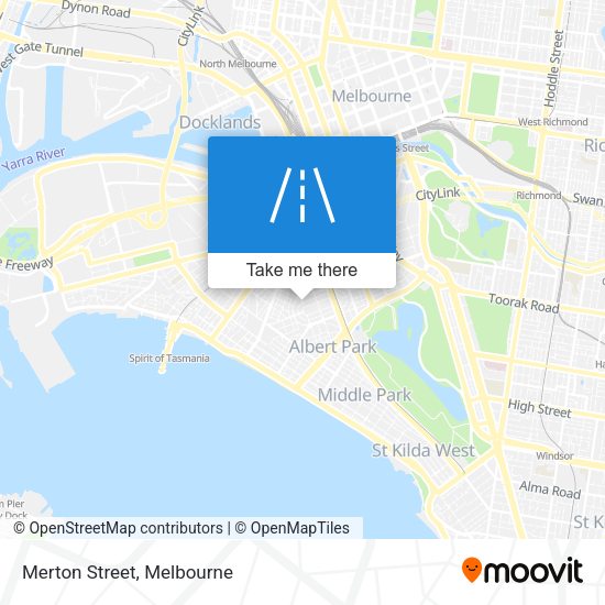 Merton Street map