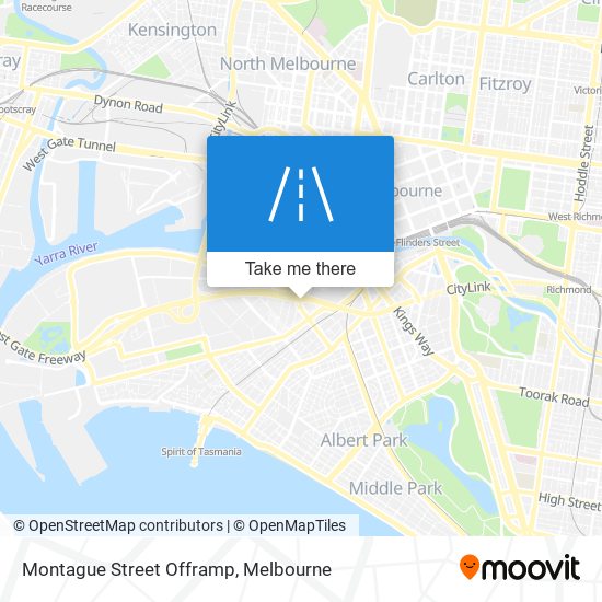 Montague Street Offramp map